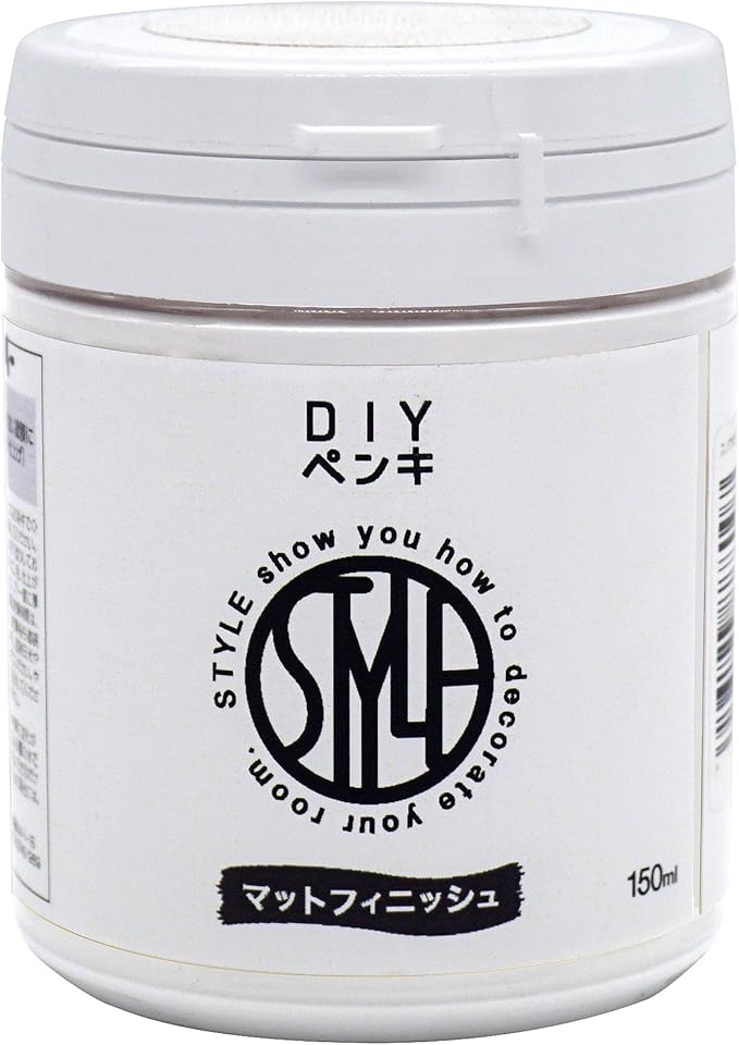 ニッペ STYLE DIYペンキ スノウホワイト 150ml