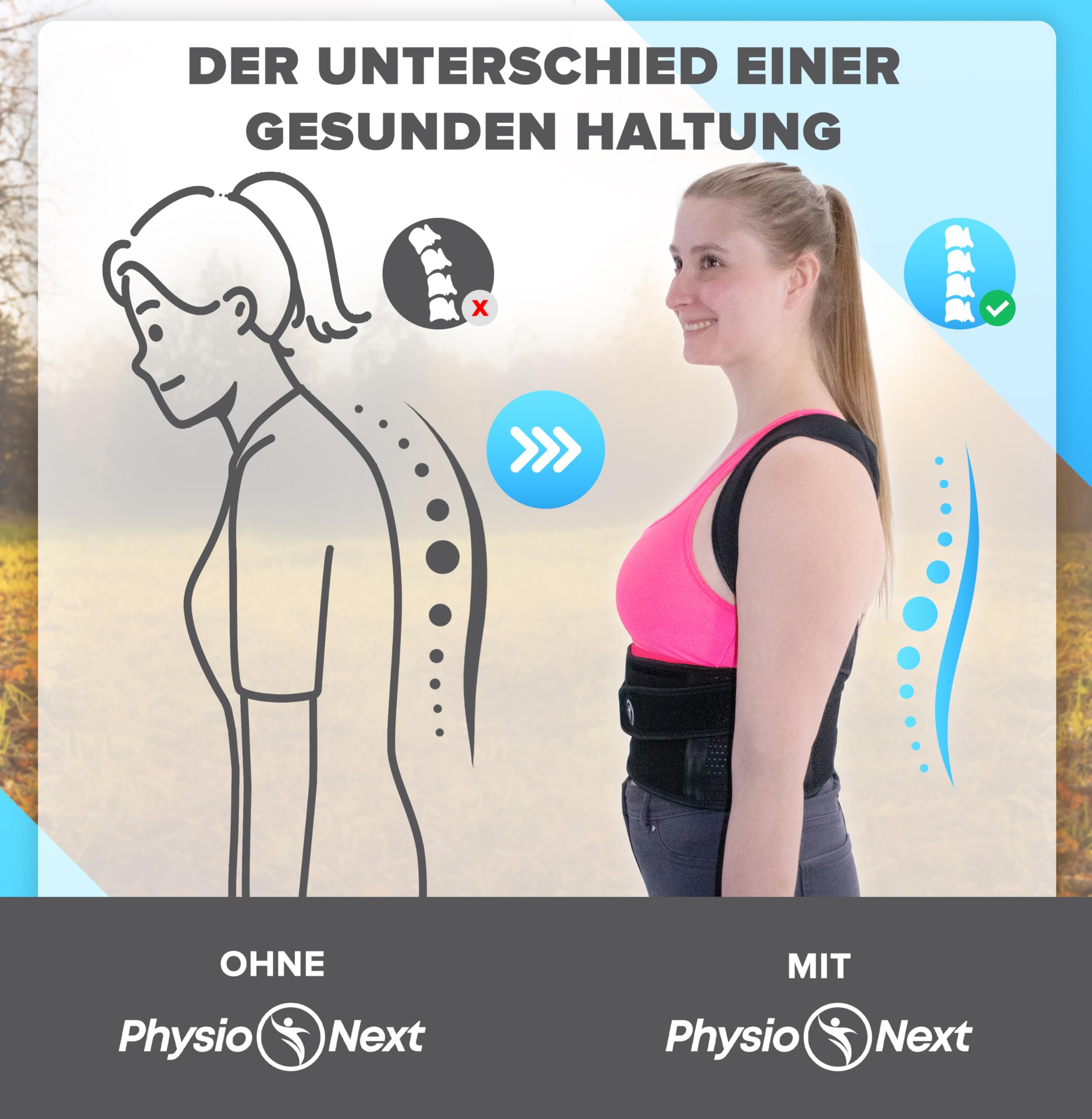 AlignFlex Rücken Geradehalter - Haltungstrainer Für Sofort Aufrechte Haltung