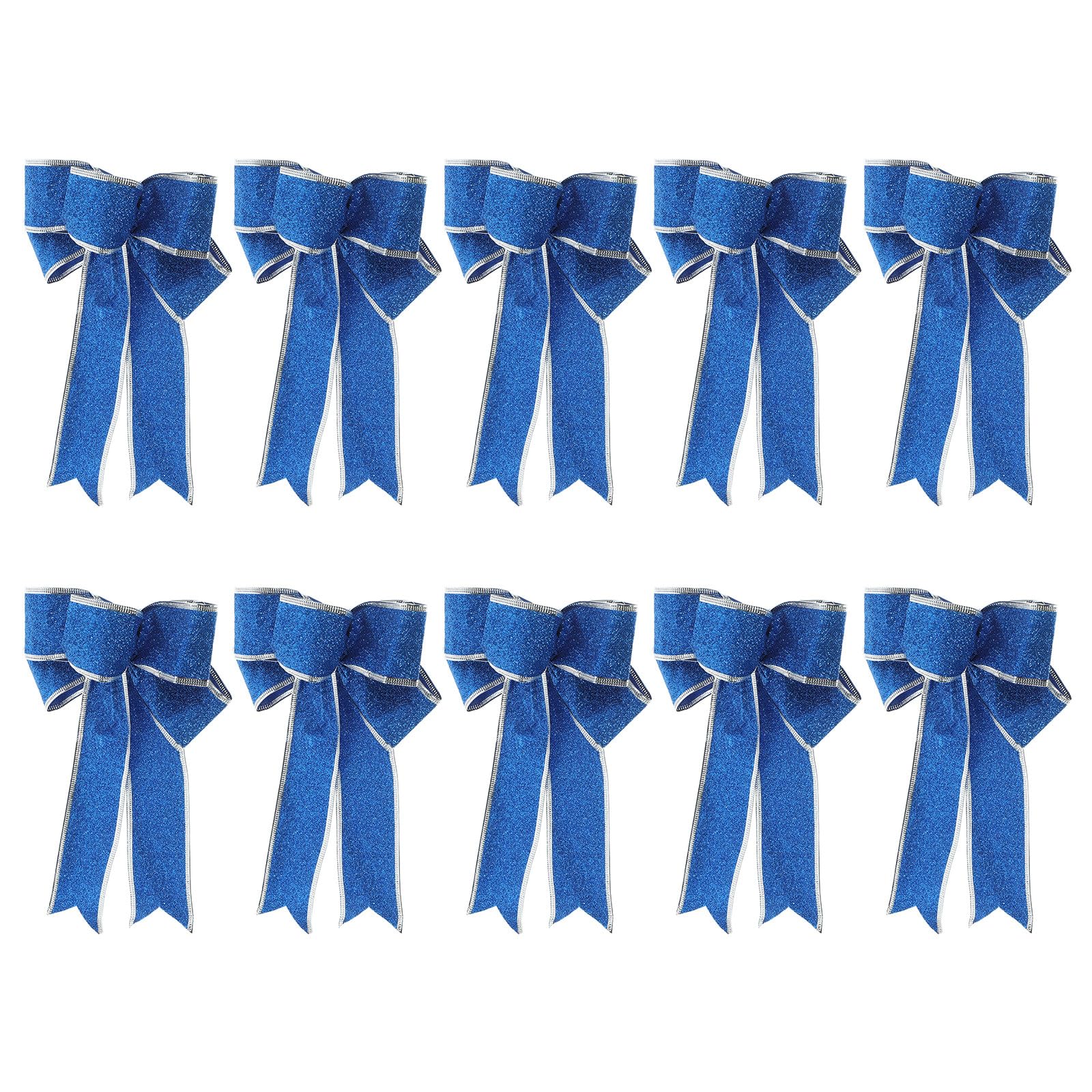 DOITOOL 10 Lazos navideños Grandes para, decoración para Puerta de Entrada, Pared, Valla, Adorno para árbol, Suministros para Fiestas navideñas de Invierno.