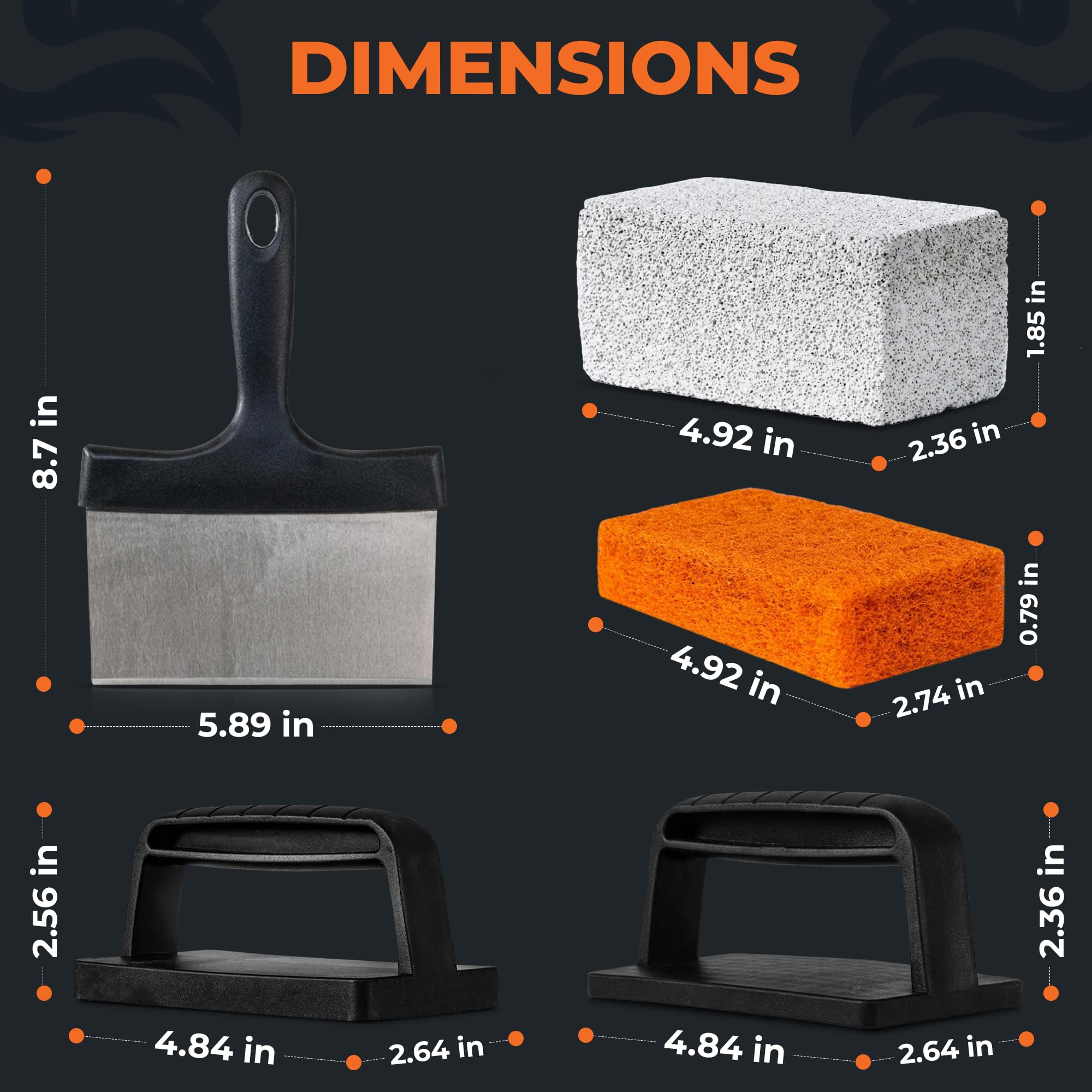 Griddle Buddy Kit de limpieza de plancha