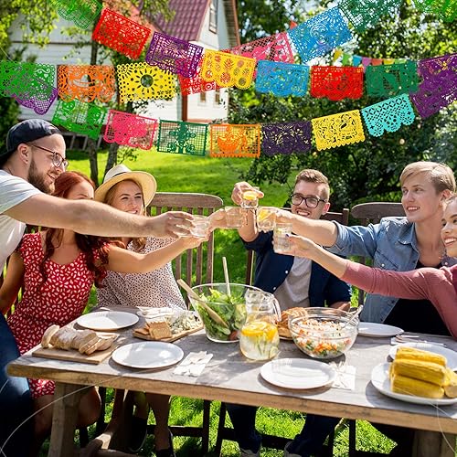 Miniatura 6 de 4 pancartas de fieltro para fiesta mexicana (11.8 x 7.9 pulgadas), cartel de fiesta del Cinco de Mayo Día de los Muertos Día de los Muertos, Fiesta