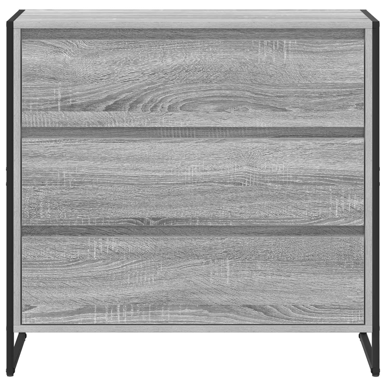 Credenza grigio Sonoma, 79 x 36 x 75,5 cm, in legno