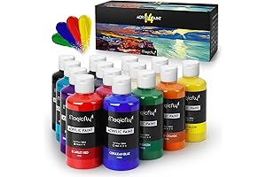 Magicfly Acrylic Paint Set: Enrich Your Artistry with Vibrant Pigments
