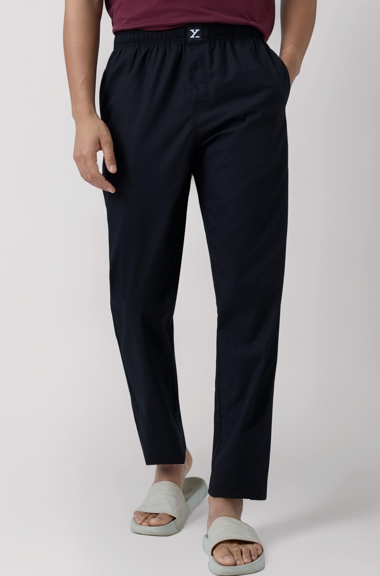 Men's Pace Super Combed Cotton Regular Fit Solid Pyjamas