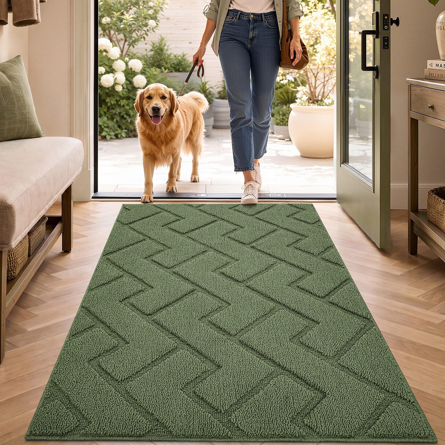 Amazon.com: hicorfe Indoor Door Mat,Non Slip Door Mats,32