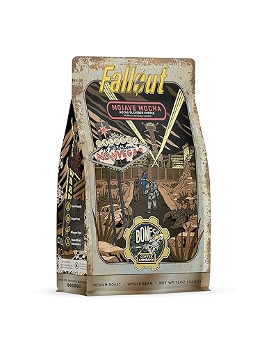 Miniatura 235 de Bones Coffee Company - Granos de café molido French Vanilla, café arábico de tostado medio y baja acidez, café gourmet, 355 gr