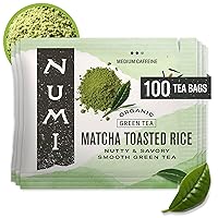 Vista 10 de Numi Té verde orgánico con jazmín, 100 bolsas de té verde con jazmín real