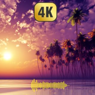 Relaxing Sunset Beach 4K Sea Views & Serene Melodies