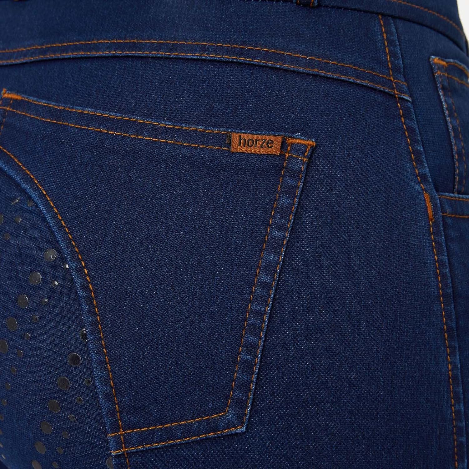 HORZE Womens Denim Full Seat Breeches