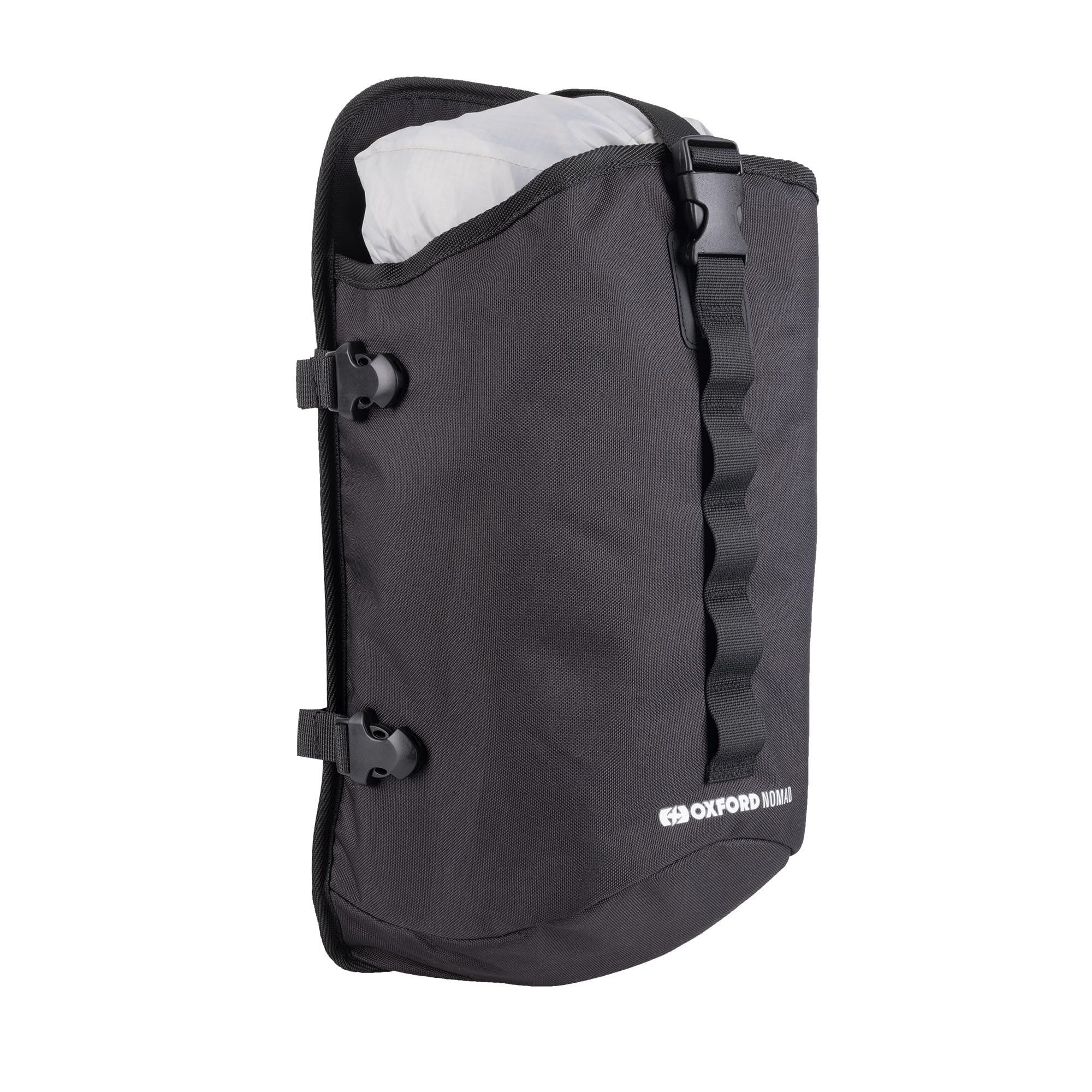 Oxford Nomad 9L Drop Sack OL587 | Motorcycle Adventure Bike Lightweight Modular Luggage System, Black