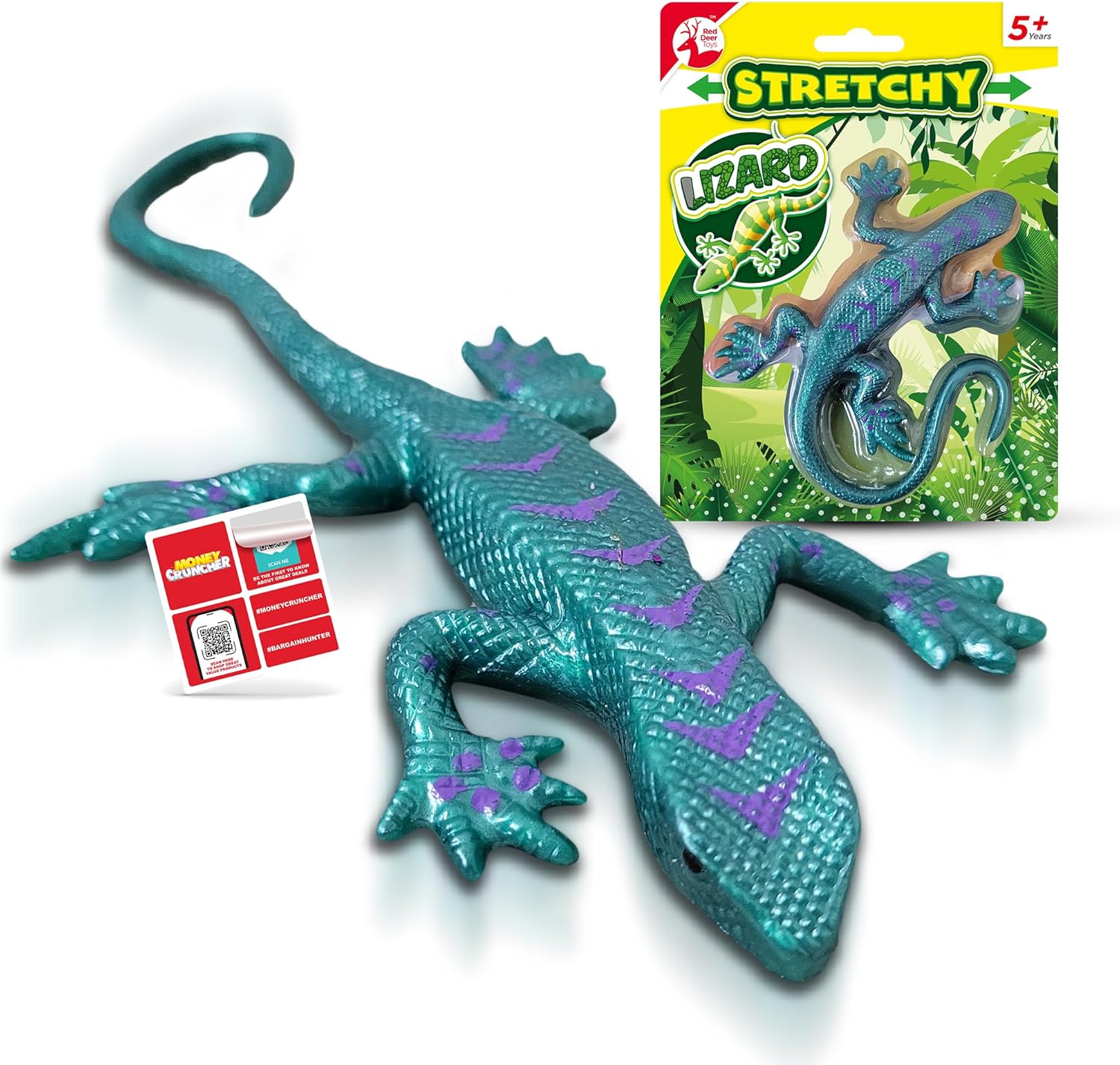 Stretchy Lizard Toy for Kids Sticky Creature Rubber Lizard Toy Lizard Toy Newt Toy Gecko