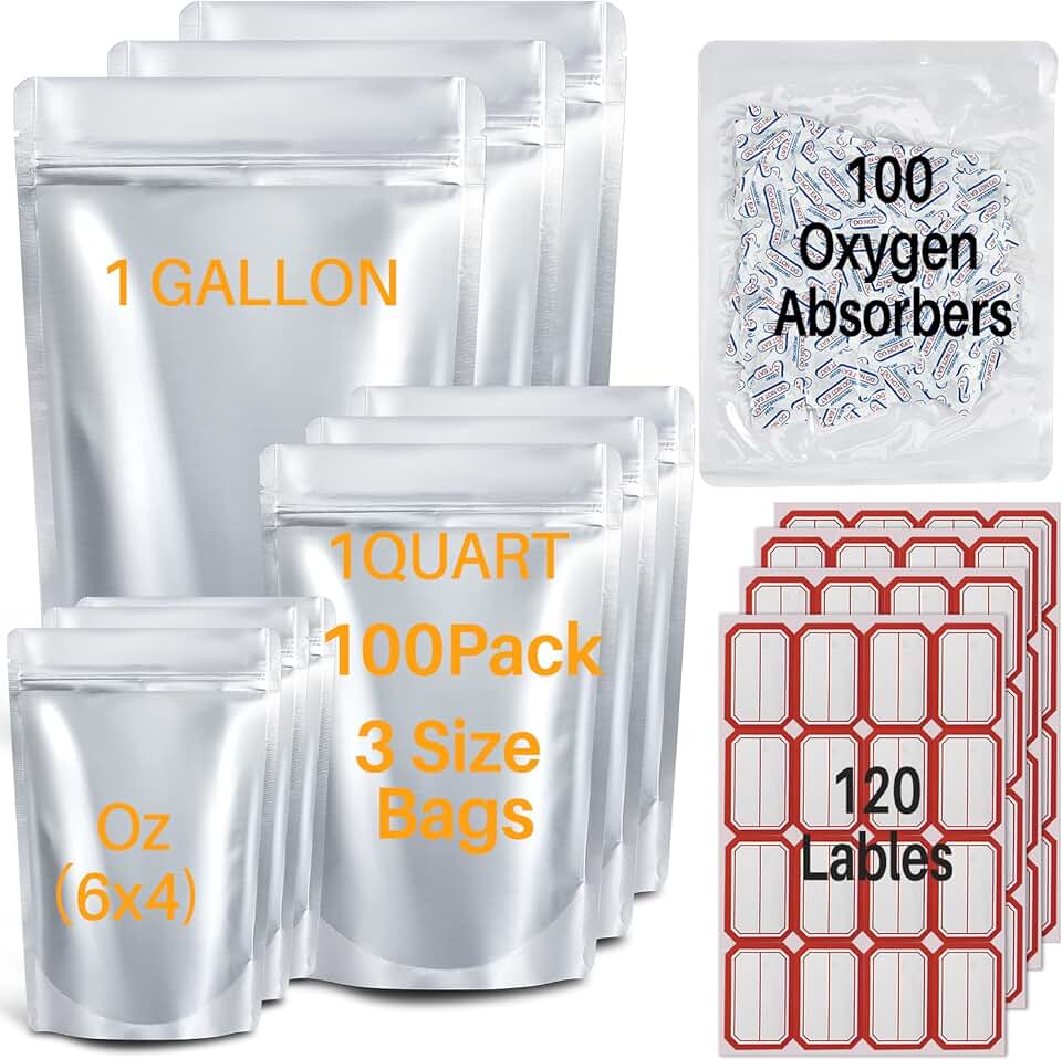 mylar bags for food storage