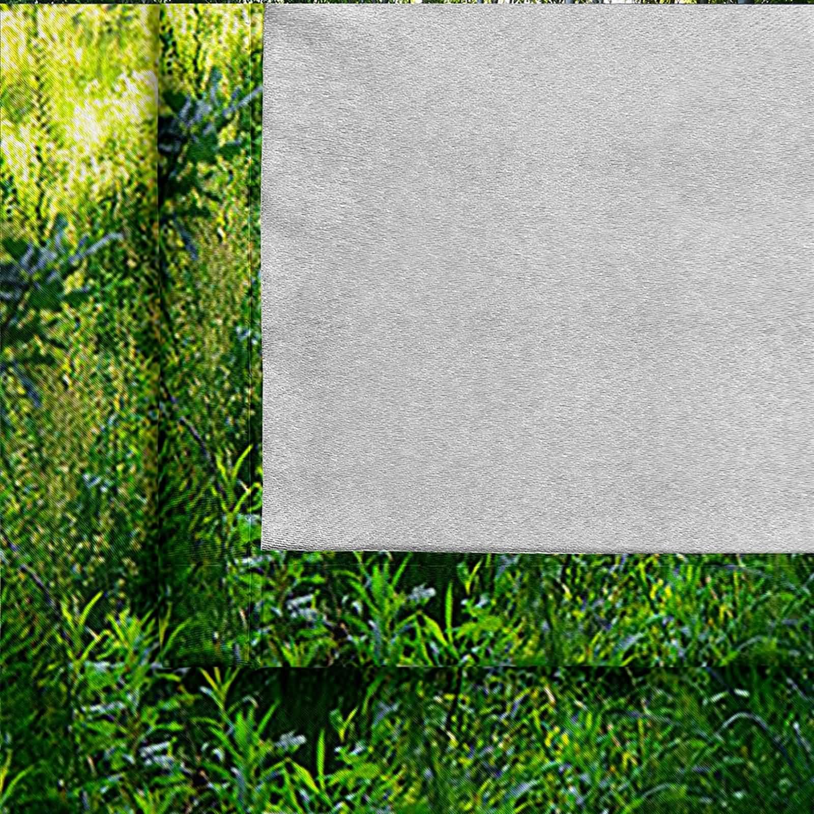 Zestaw 2,2 x 102 W x 214H CM Termiczna zasłona zaciemniająca z oczkami, drzewo i zasłony przeciwsłoneczne do sypialni nowoczesna zielona