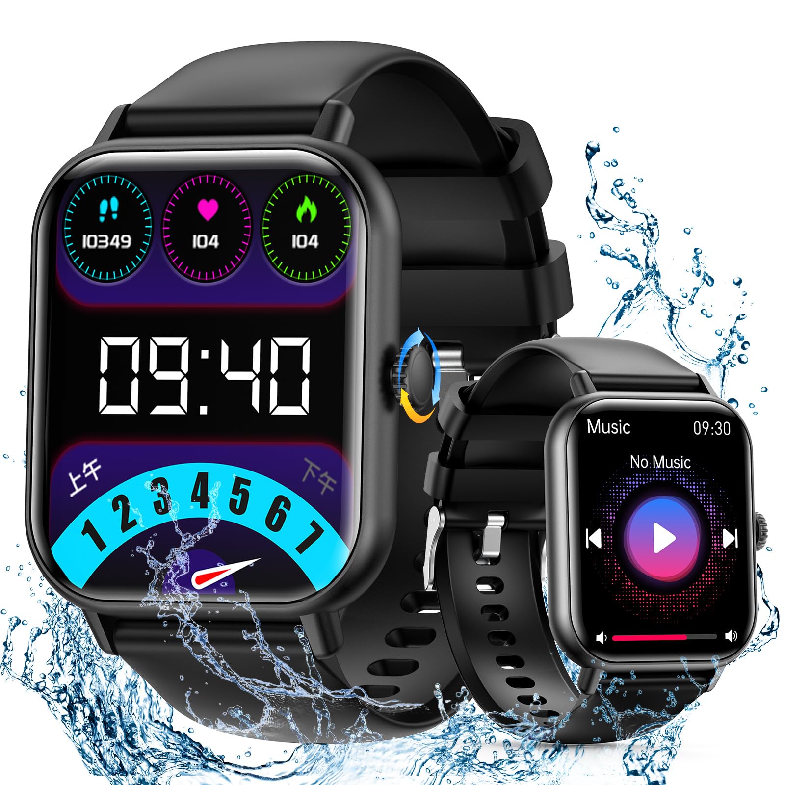 スマートウォッチ Bluetooth通話 スピーカー搭載 直接通話できる 2.10