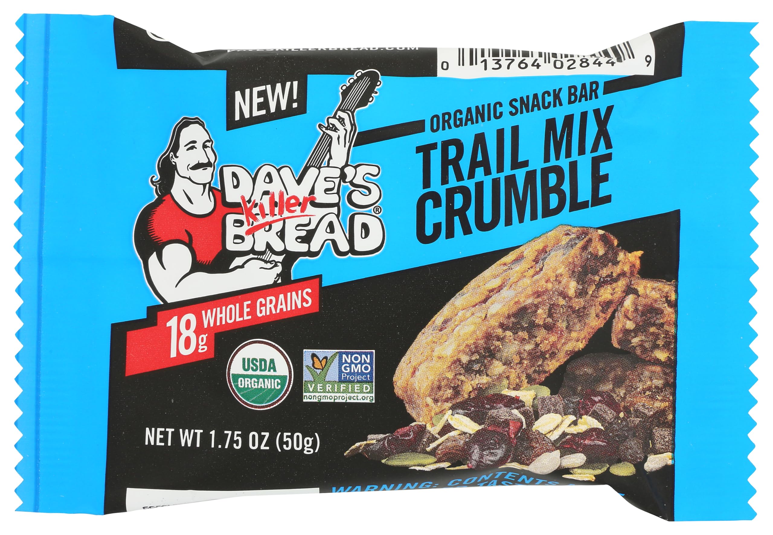 Dave's Killer Bread Organic Trail Mix Crumble Bar Sgl, 1.75 OZ