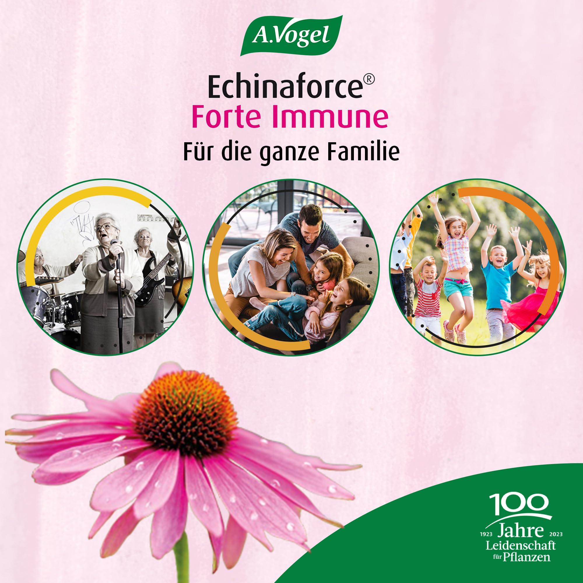 A.Vogel Echinaforce Forte Immune Tabletten 3 x 30 Stück, Immunsystem und Abwehrkraft, Nahrungsergänzungsmittel aus Echinacea Purpurea Extract, vegan, glutenfrei, laktosefrei