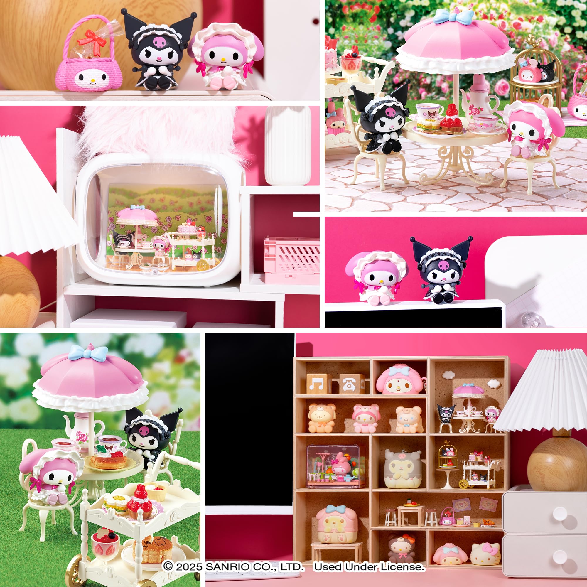 Amazon.com: Hamee Summer Wunderland Building Blocks (Kuromi Swing
