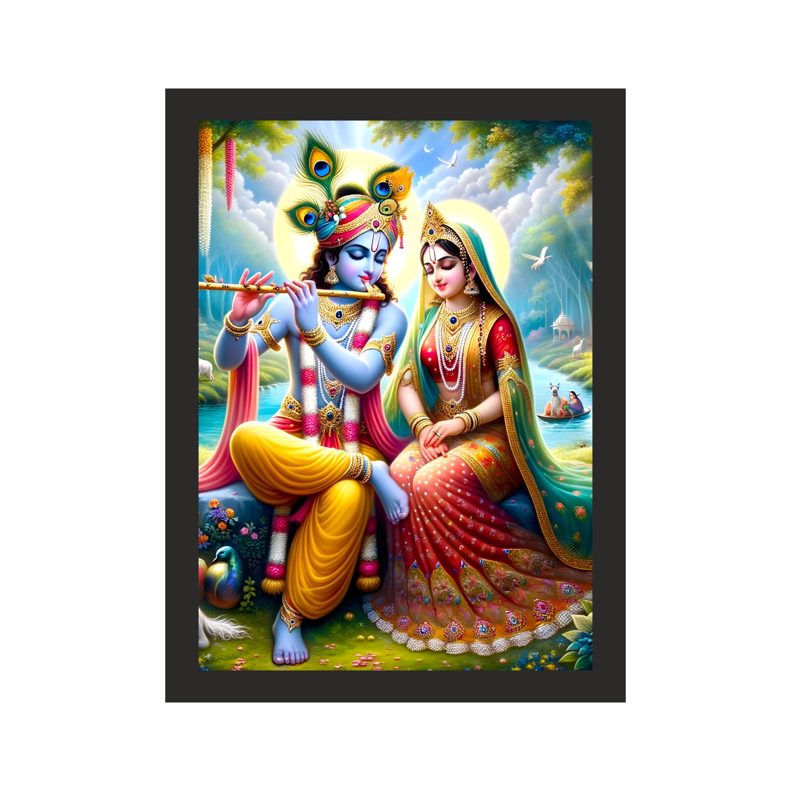 Monumental Radha Krishna Art - 36x48