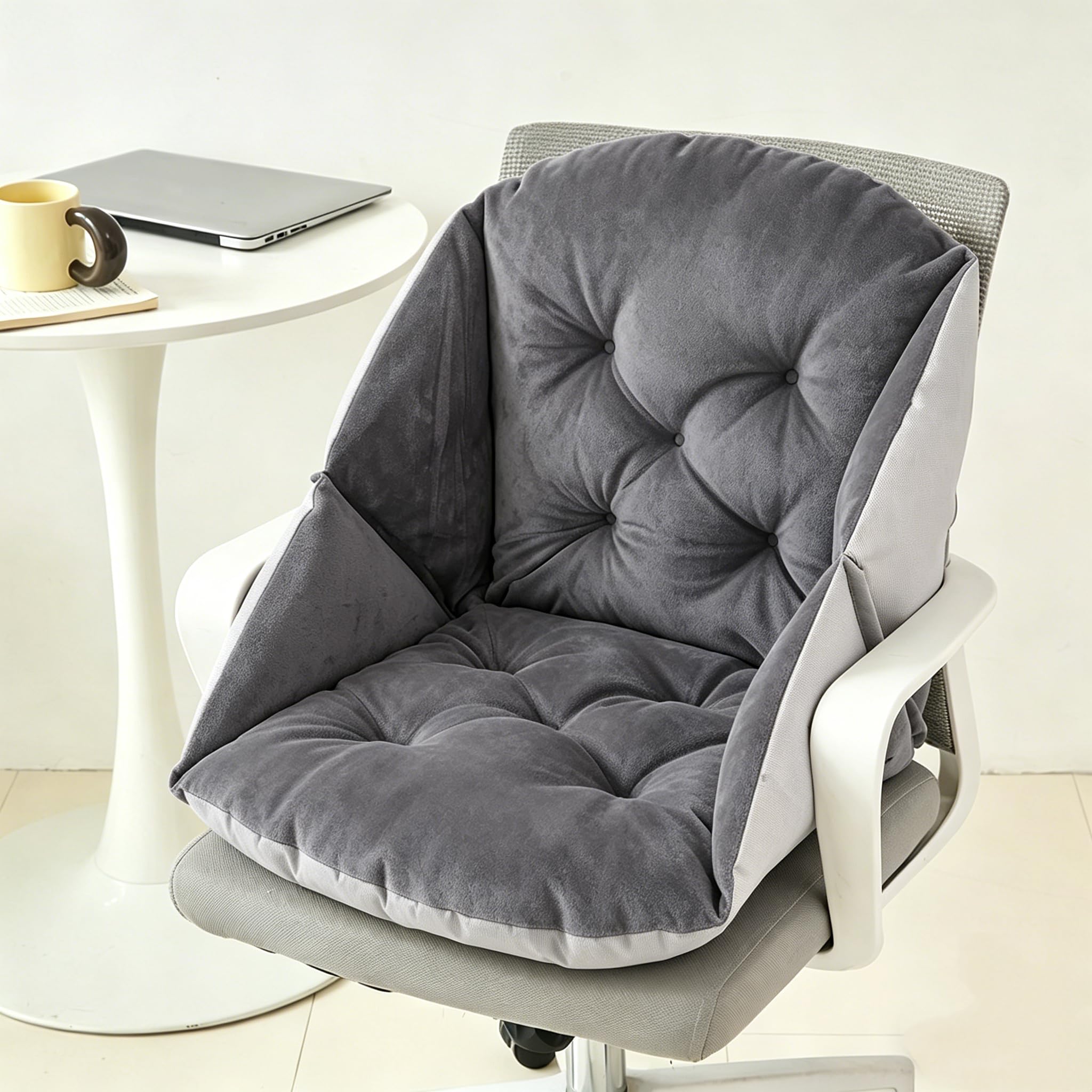 Coussin de chaise bureau en forme de coquille moelleux ITODA
