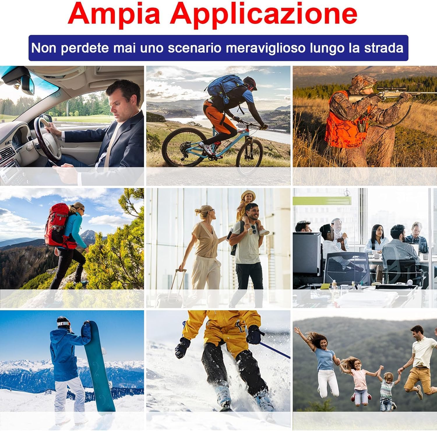 Occhiali da sole con telecamera nascosta spia Full HD 1080p, Bluetooth con cuffie per musica, telefono. Con lenti polarizzate con protezione UV, per attività all'aperto e viaggi - CW895
