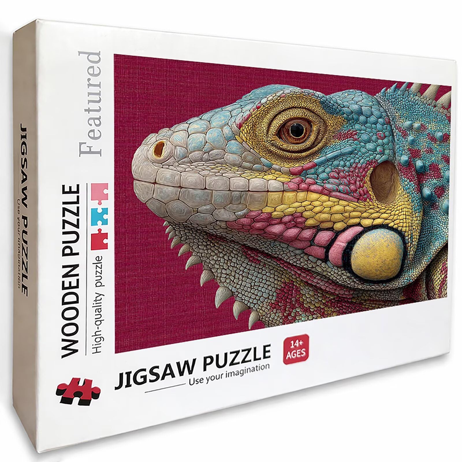 Rosa Puzzle de 2000 Piezas para Adultos, Puzzle Madera con Caja 99x70cm, Rompecabezas Adultos de Alta Dificultad, DIY Juego de Rompecabezas, Pasatiempo Creativo, Decoración de Verano, (Animal) M-9494