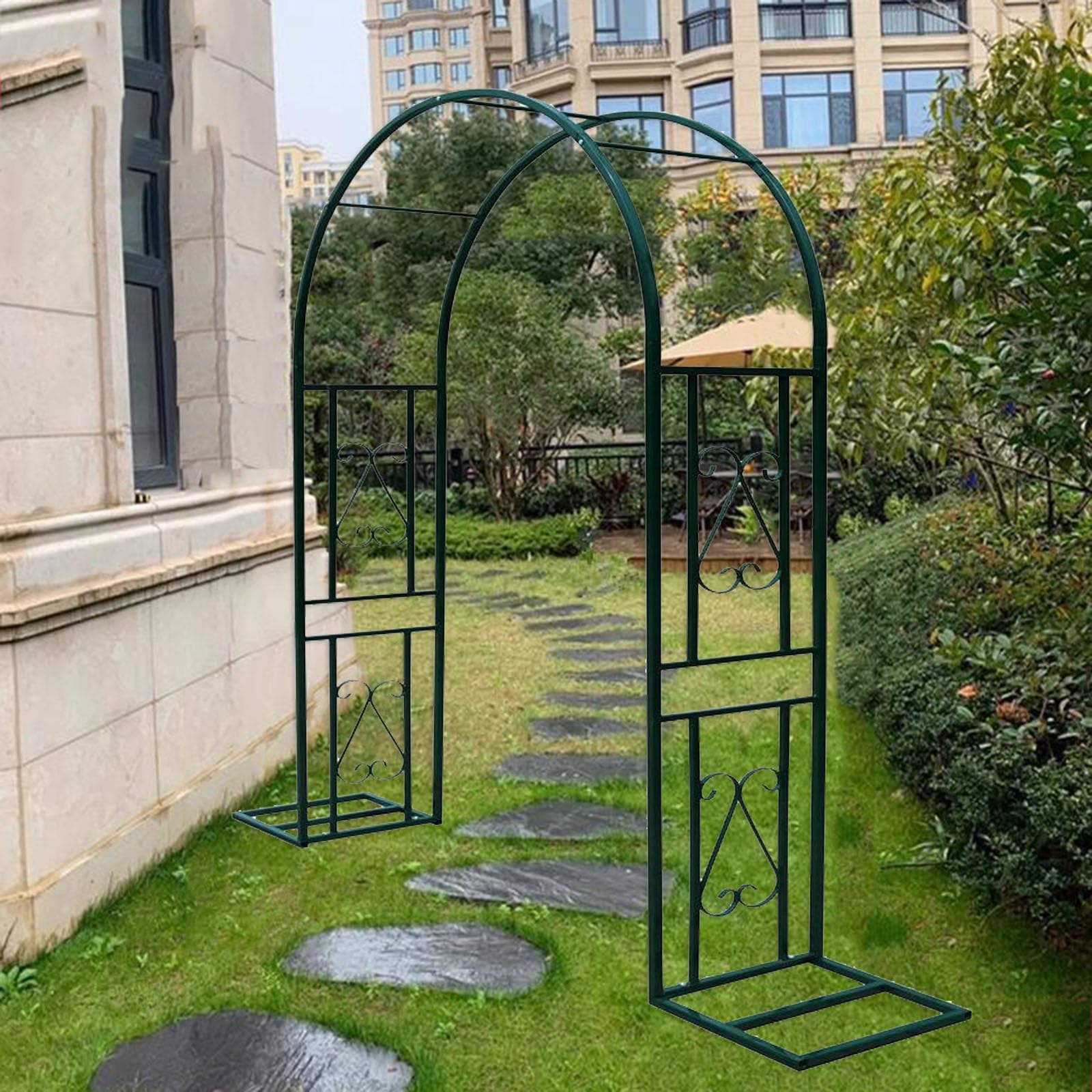 Edelstahl Rankhilfe für Kletterpflanzen Breite Rosenstütze Rostfrei Gartendeko und Pflanzenhelfer