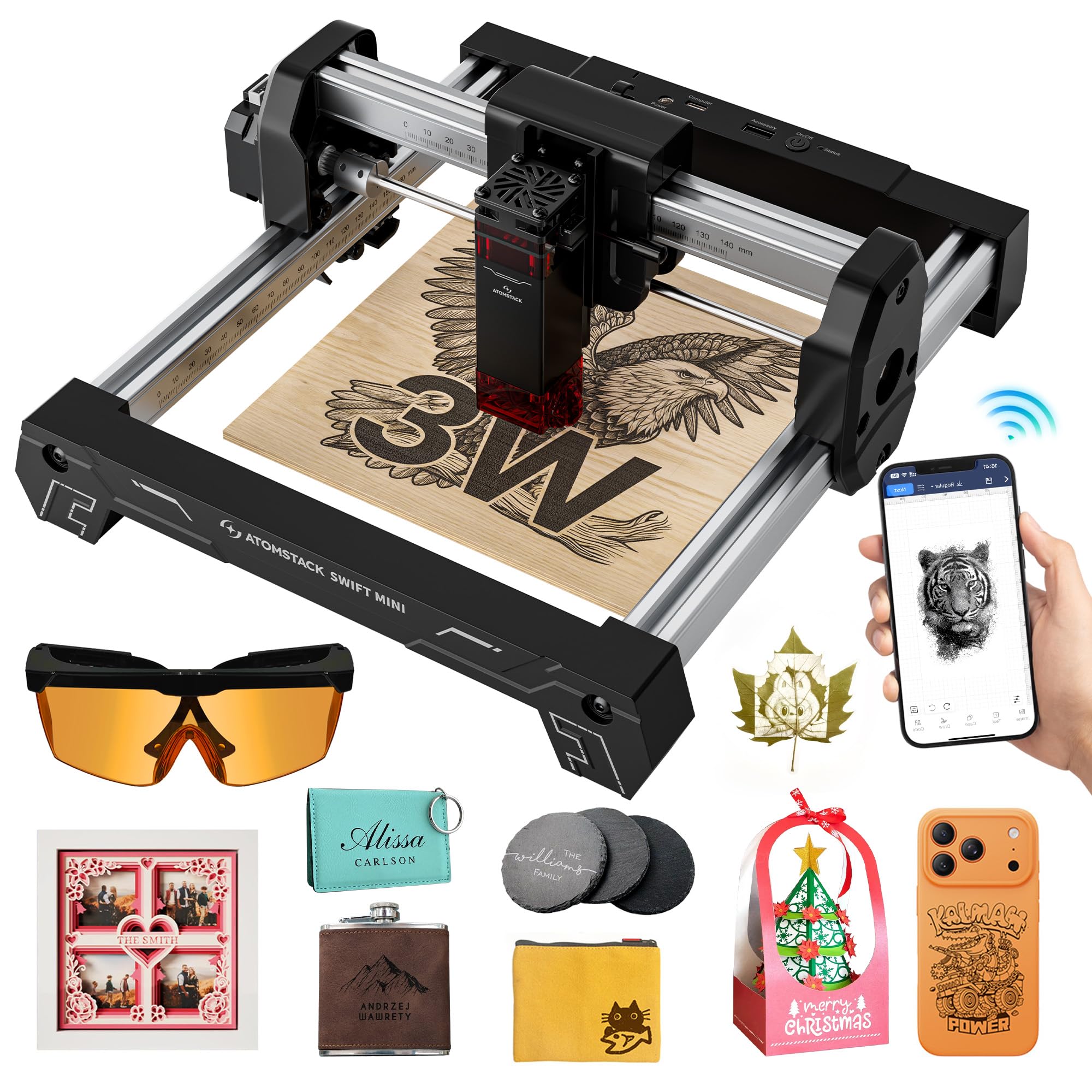 ATOMSTACK Swift 3W Laser Engraver