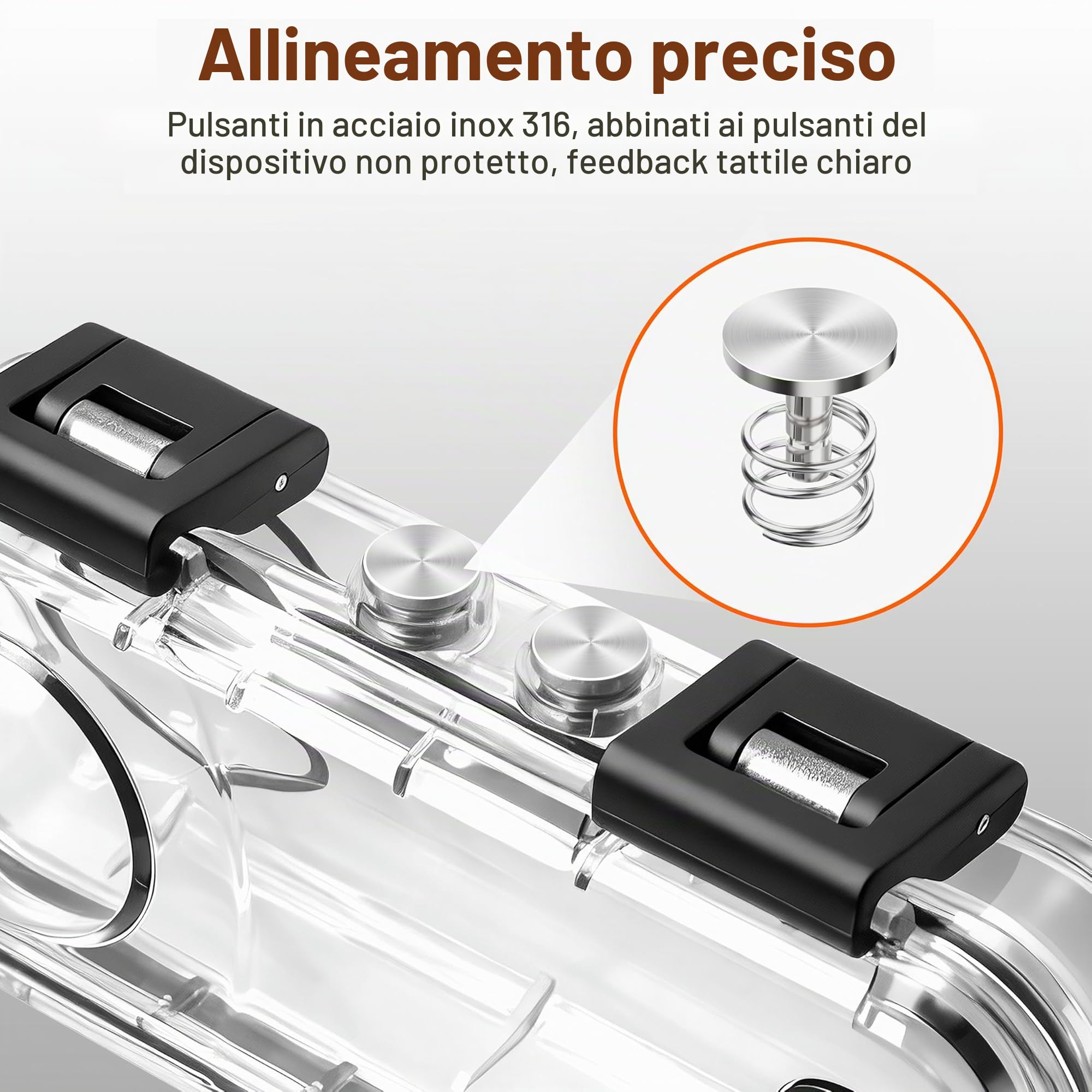 FitStill Custodia impermeabile per Insta 360 X5 impermeabile 40M HD Optical Glass Lens X5 custodia subacquea protezione completa compressione X5 accessori X5