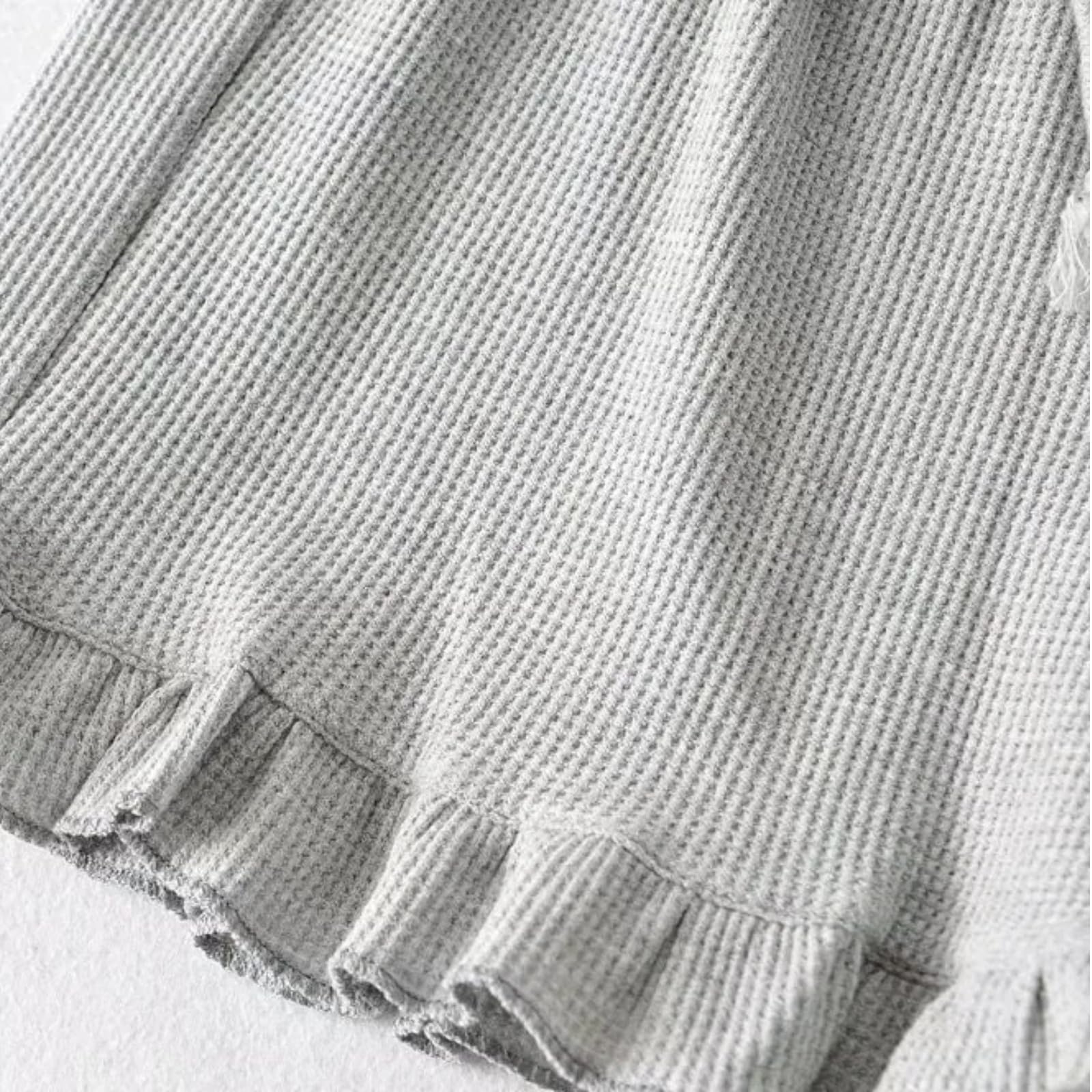 Short Femme Taille Haute À Volants Ample À Cordon | Short ample en toile polyester avec volants et poches, cordon de serrage pour printemps été style décontracté streetwear