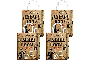 16 Escape Room Party Kit Bags for Mystery Theme Party Decorations