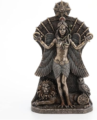 Veronese Design Ishtar - Escultura de resina fundida en frío de 8 1/2 pulgadas, la diosa babilónica de la guerra y la fertilidad, acabado de bronce