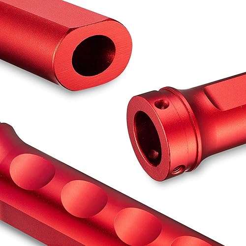 Miniatura 3 de TOMALL Cubierta universal de aluminio para freno de mano para todos los autos manuales de freno de mano, funda protectora de mango, funda de palanca