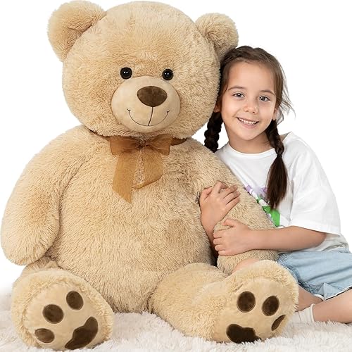 Tezituor Oso de Peluche Grande Animal de Peluche 39 pulgadas  Oso de Peluche Grande Clásico  Juguetes de Peluche de Oso Grande Marrón para Niños