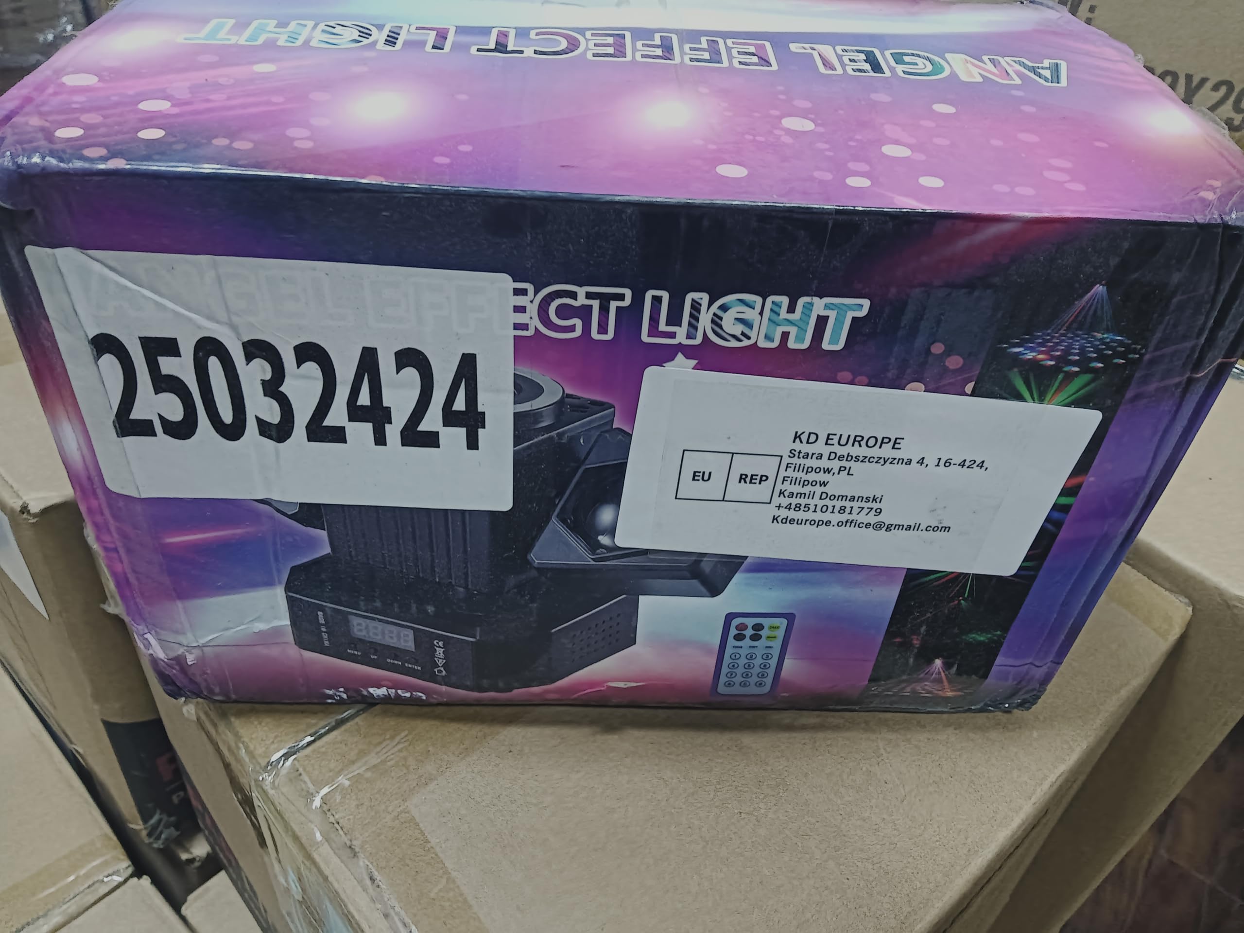 Disco PartyLicht, Disco Kugel Dj Light Sound Activated mit Fernbedienung Stage Strobe für Partys KTV Weihnachten Halloween Dekoration