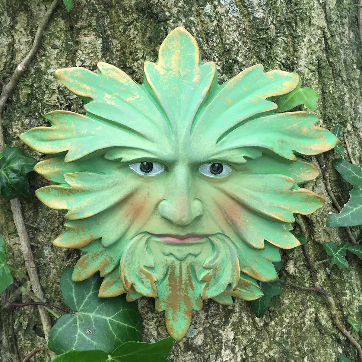 Amazon.com: Fiesta Studios Green Fustian - Green Man Garden