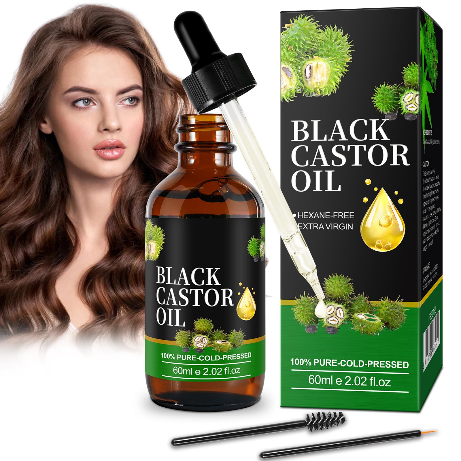 Kipusa Beauty Herbella Castor Oil - Brown