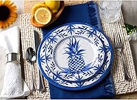 Vista 2 de Blue Pineapple - Plato de ensalada de 8.5 pulgadas, juego de 4