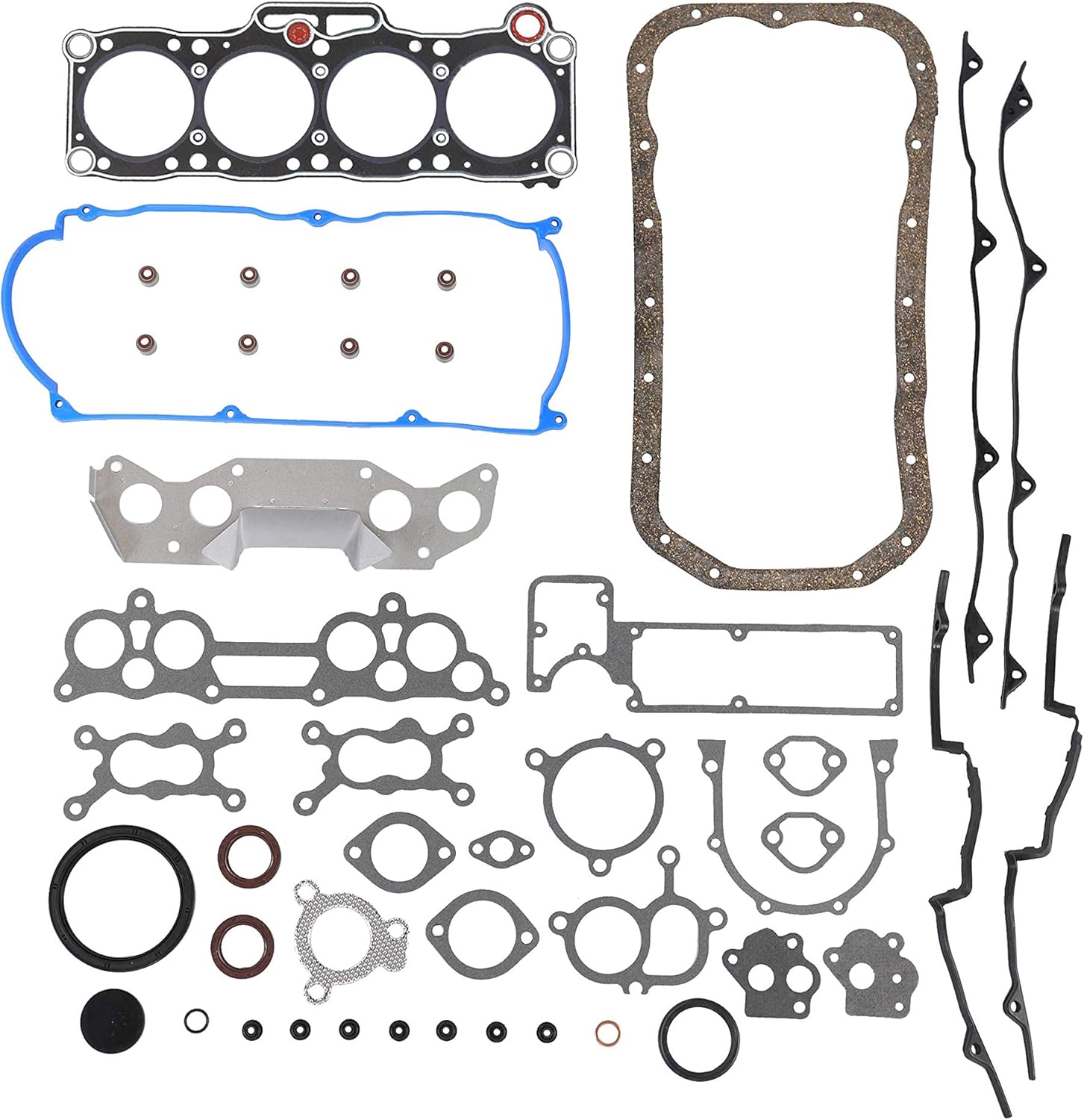 DNJ FGS4006 Full Gasket Set for 1986-1987 Mazda B2000 2.0L L4 8V SOHC 1998cc
