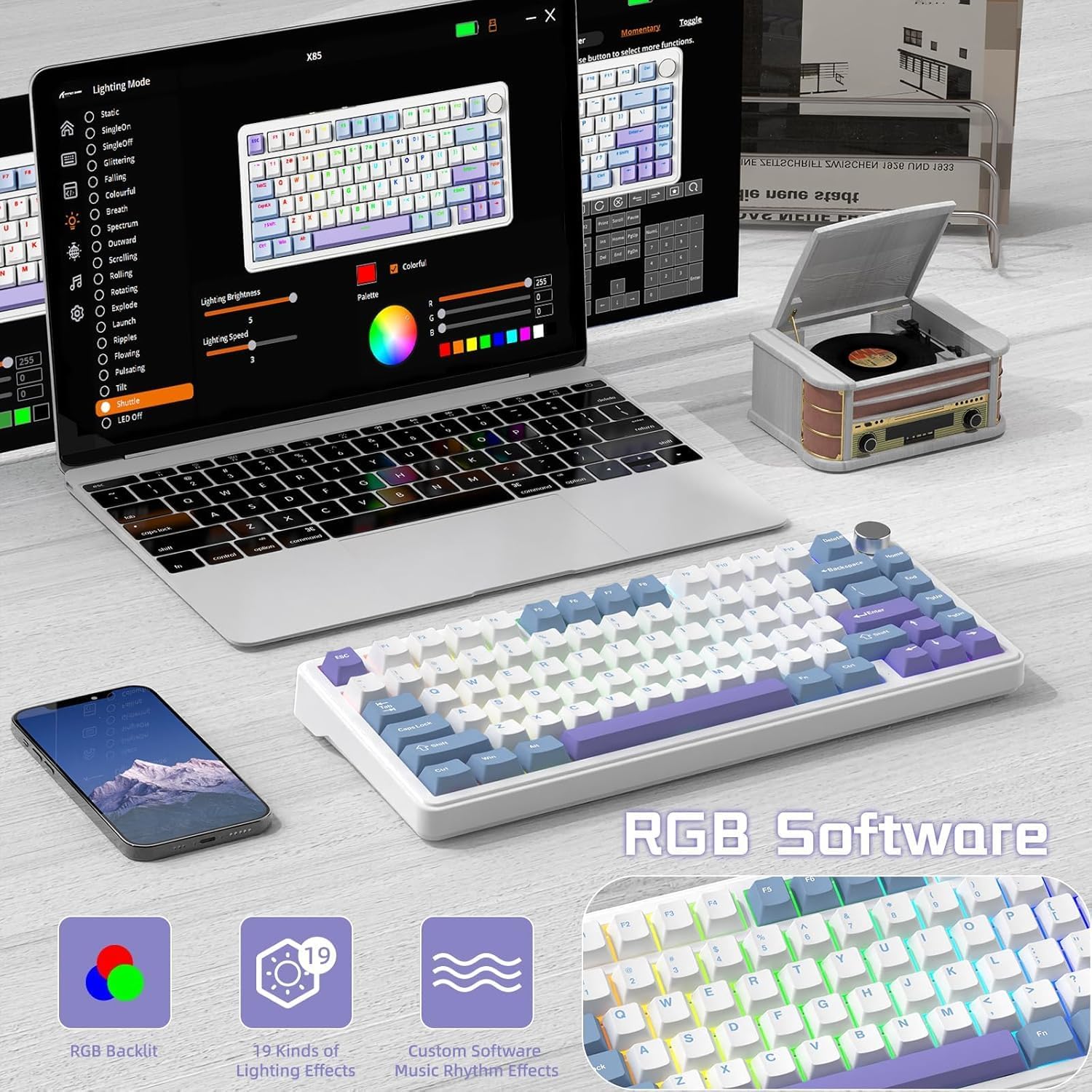 Análise do Attack Shark X85: descubra o teclado mecânico que vai elevar seu jogo! 9 81XOF8Xf1jL. AC SL1500