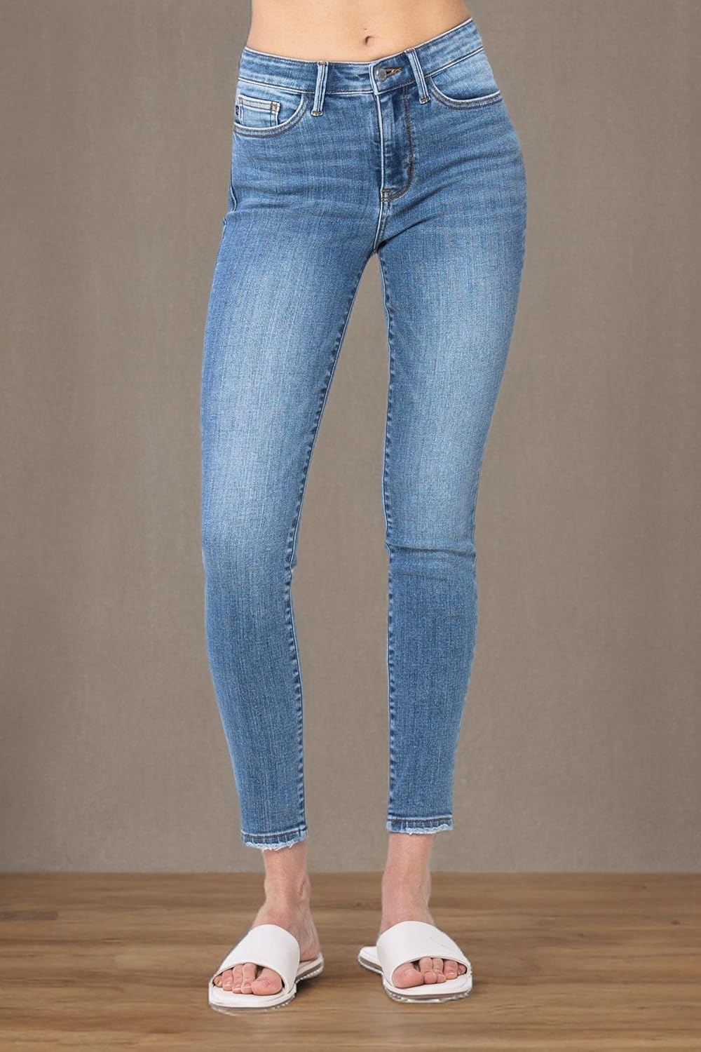 Judy Blue Mid Rise Vintage Skinny - Image 7