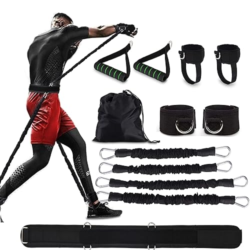Boxing Resistance Bands MMA Boxing Training Equipment Gear with Handles/Ankle