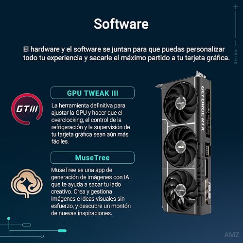 ASUS Prime GeForce RTX 5060 Ti 16GB GDDR7 OC Edition Graphics Card (PCIe 5.0, 16GB GDDR7, HDMI/DP 2.1, 2.5 slot, Axial tech fans, Dual BIOS) - 8