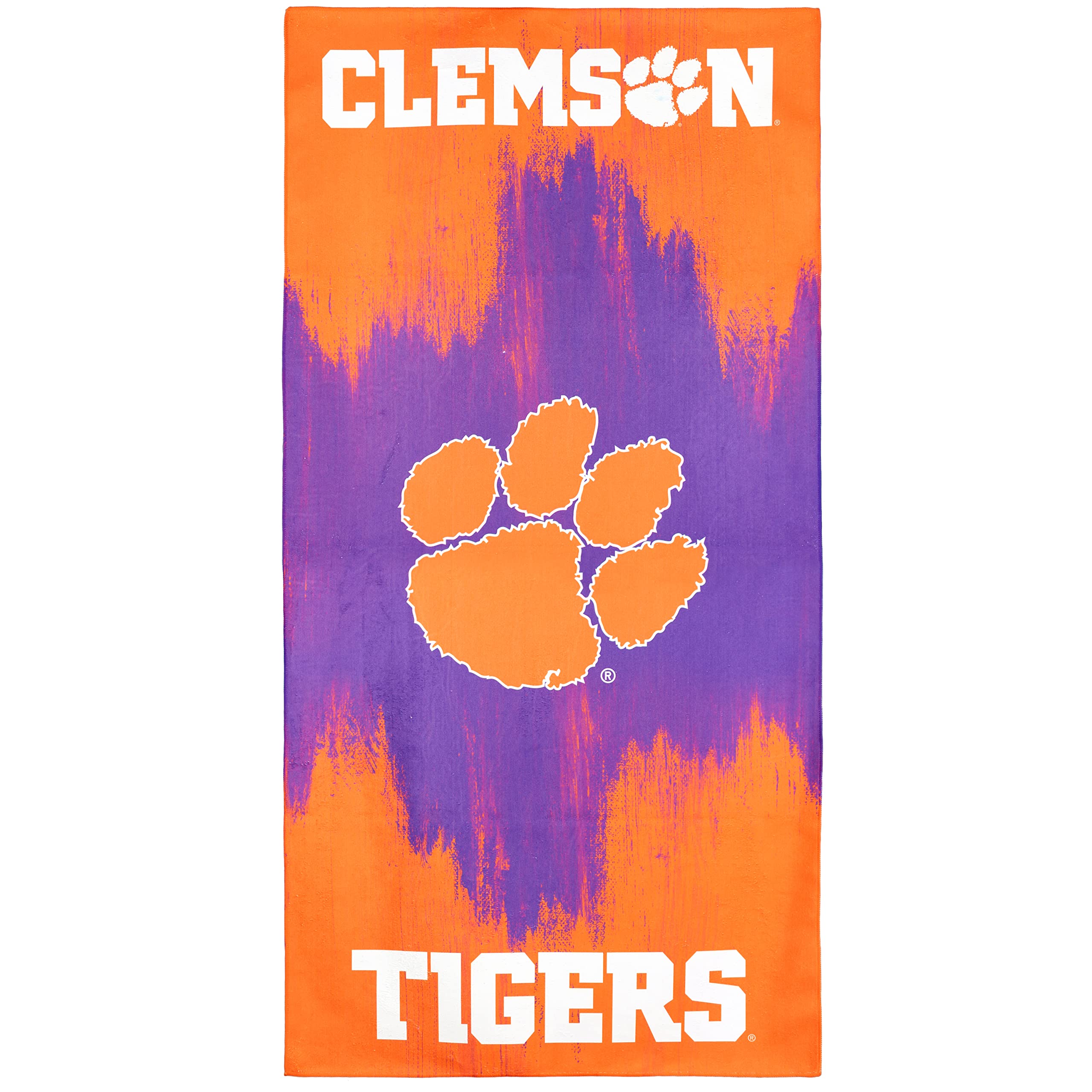 Toalla de playa Clemson Tigers premium de algodon suave Everything Comfy