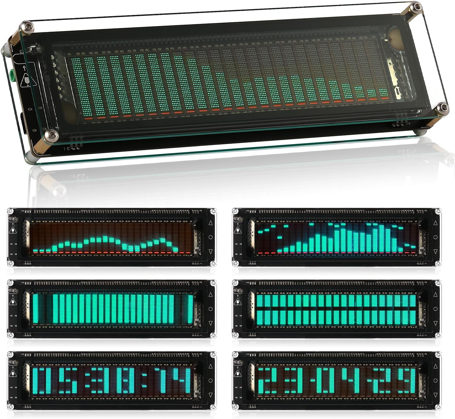 Nobsound Music Spectrum 15 Level Indicator VU Meter Screen Amplifier VFD LED Display