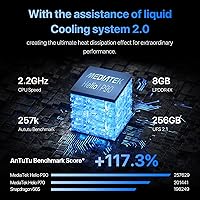 Vista 6 de UMIDIGI Teléfonos celulares desbloqueados resistentes, Bison 2 PRO 8G+256GB, teléfono inteligente resistente con IP68 e IP69K, teléfono móvil