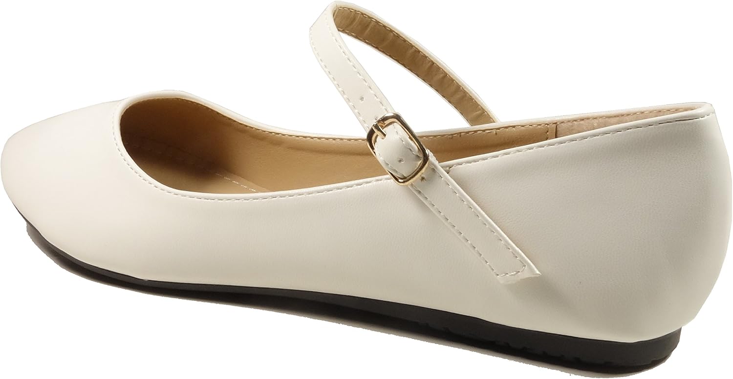 Nova Utopia Women's Mary Jane Style Ballet Flats
