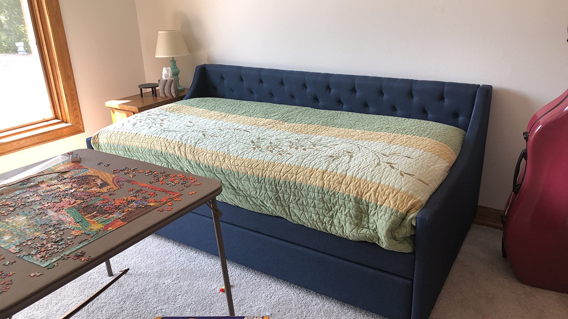 14/mo Finance Novogratz 4357949N Her Her Majesty Bed, King, Green