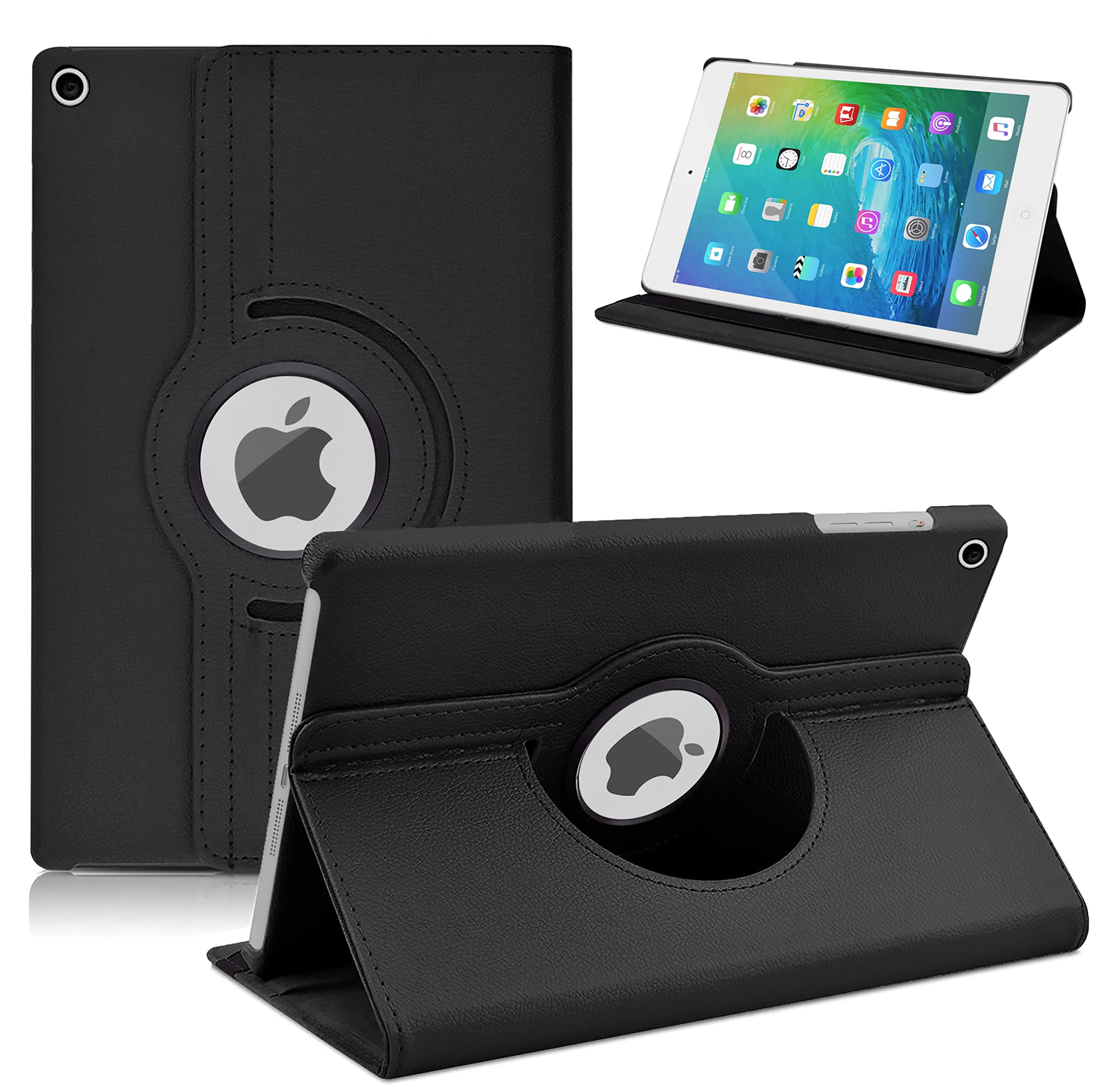 TGK Rotating Cover for iPad Mini 2 Cover, Mini 3, Mini 1 (7.9 Inch) - Black (B00U7RBN1Q) Amazon Price History, Amazon Price Tracker