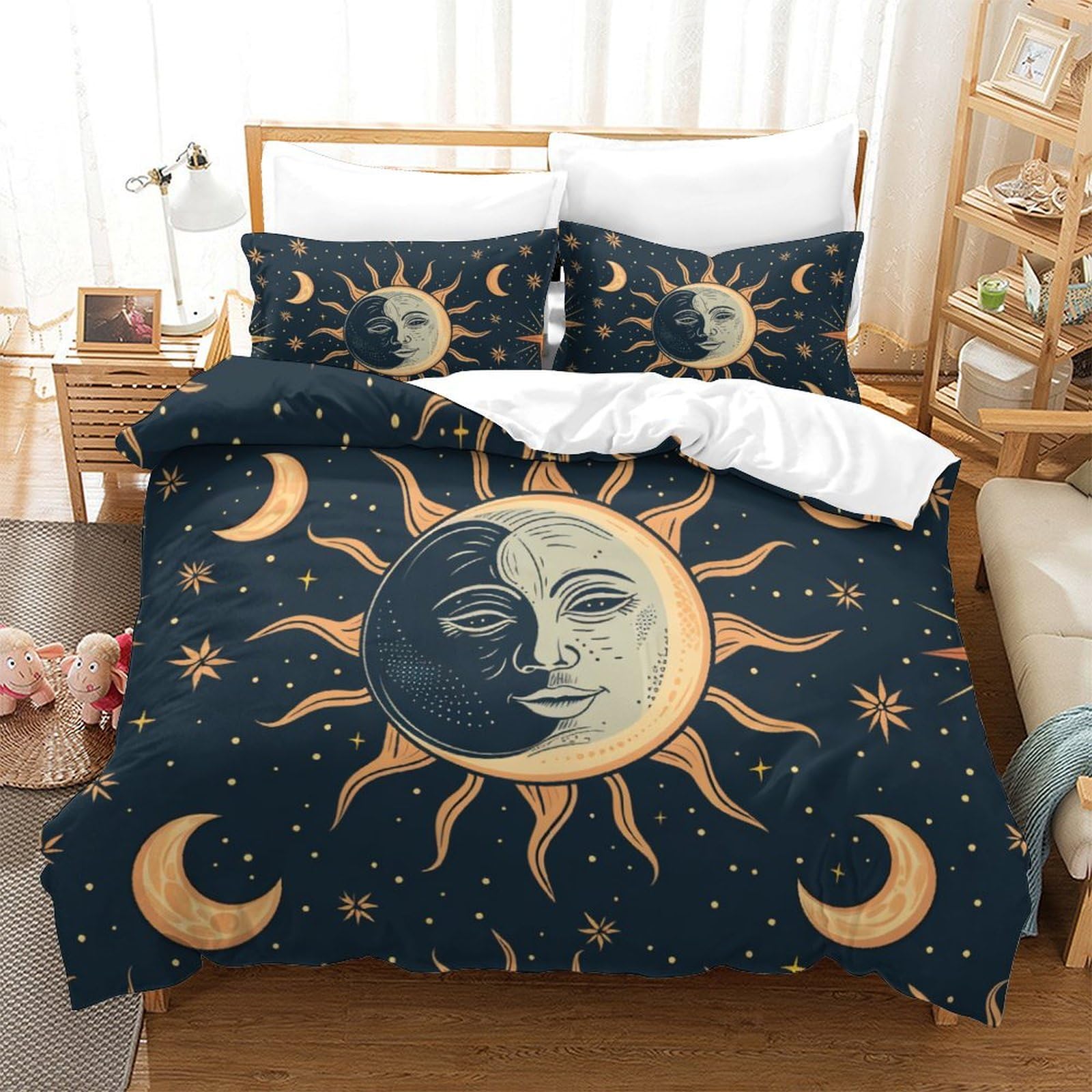 Parure de lit enfant Ciel Nocturne pour créer une ambiance galaxie magique dans leur chambre