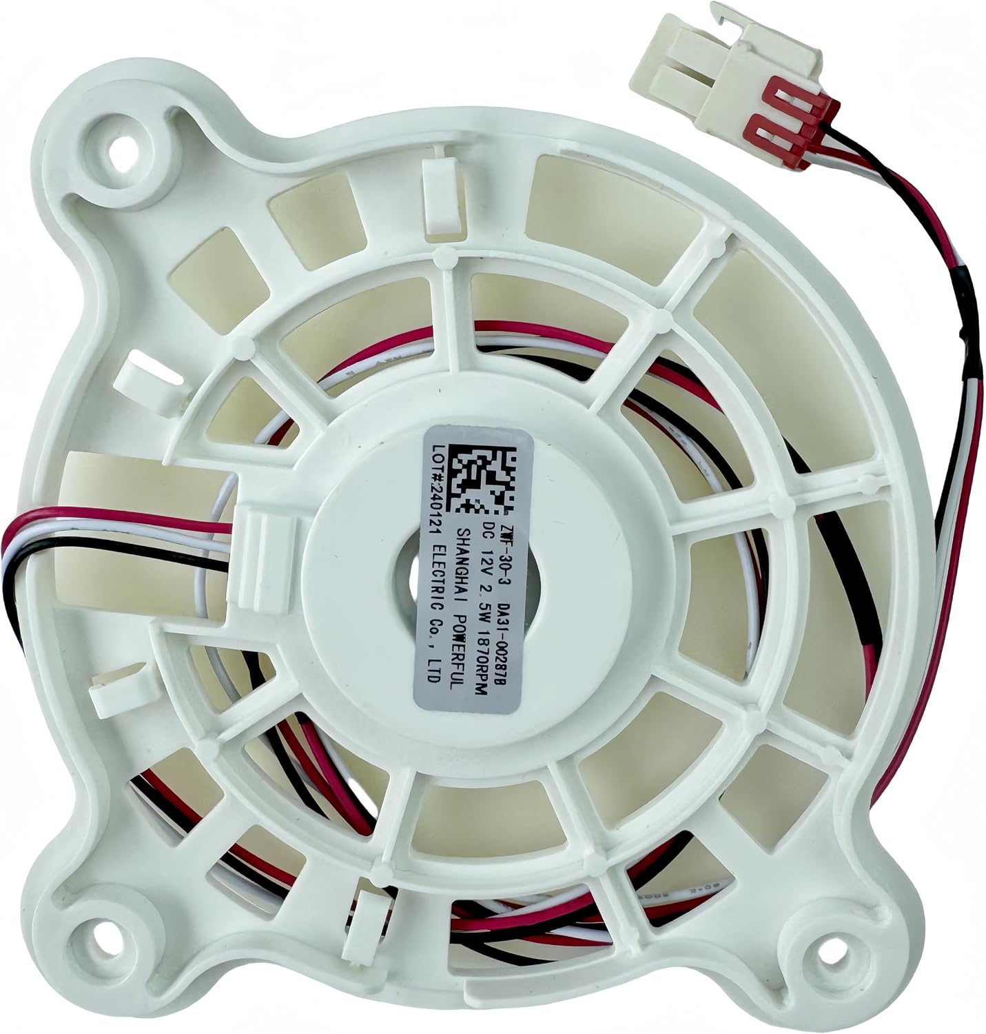 Upgraded DA31-00287B Refrigerator Evaporator Fan Motor (OEM) for Samsung Refrigerator Replaces AP5948644 PS9494284 EAP9494284 DA31-00334A DA96-00968A 2-Years Warranty